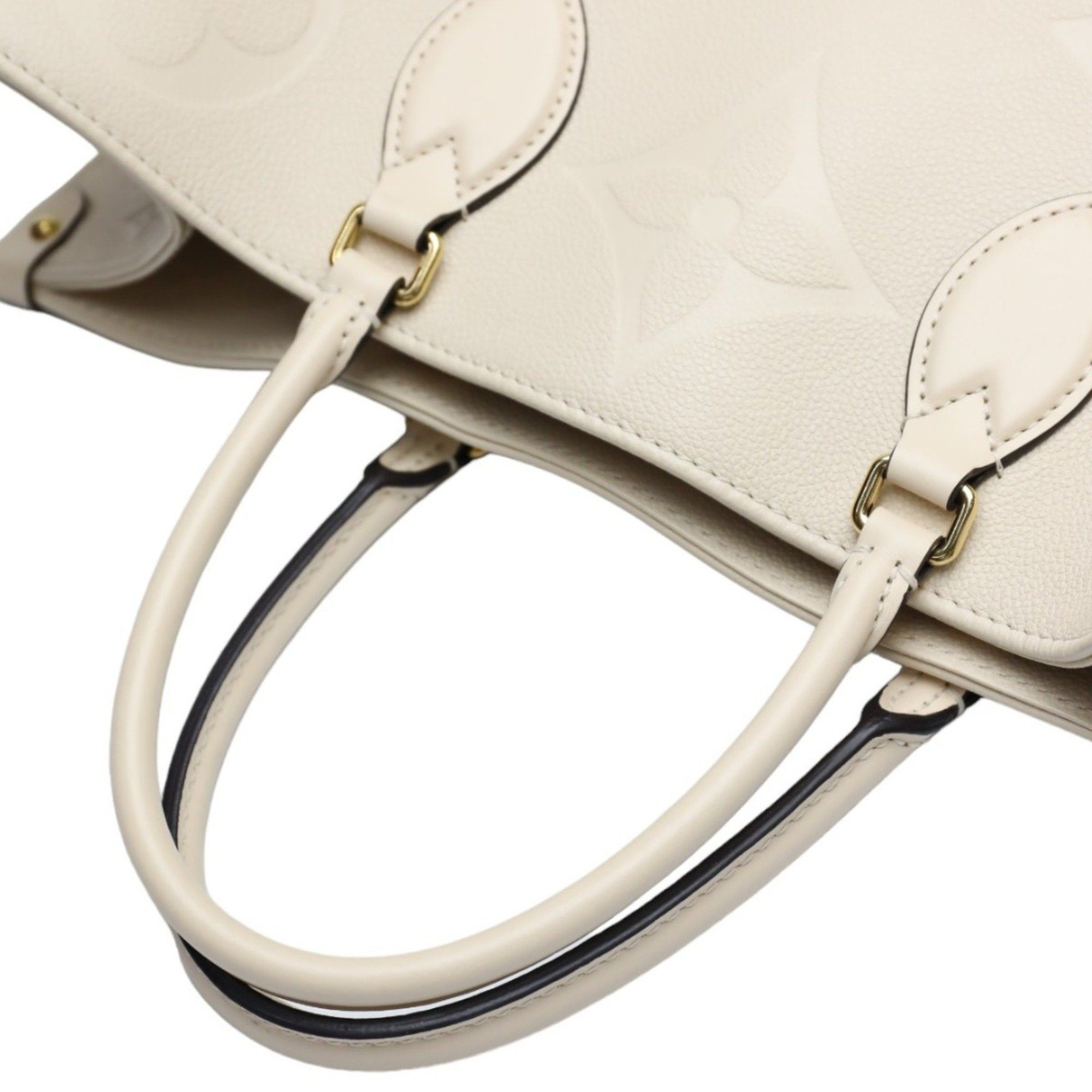 Louis Vuitton Louis Vuitton Tote Bag On the Go GM Monogram Shoulder Empreinte M45081 Beige LV Size ONE SIZE - 11 Thumbnail