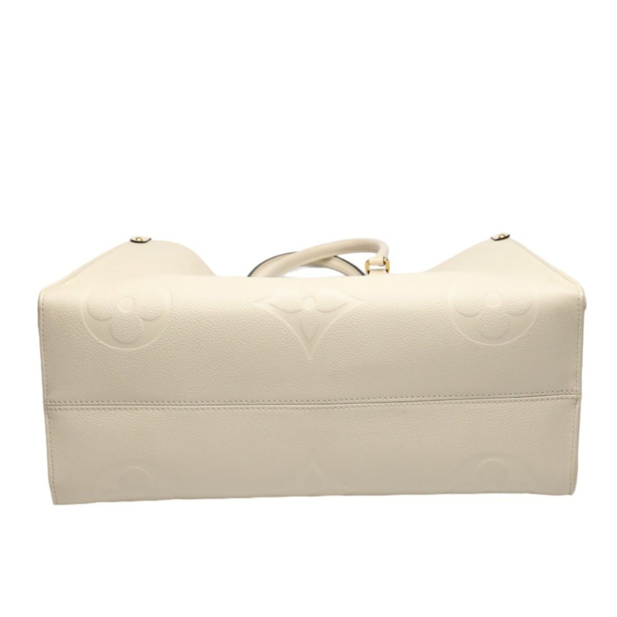 Louis Vuitton Louis Vuitton Tote Bag On the Go GM Monogram Shoulder Empreinte M45081 Beige LV Size ONE SIZE - 6 Thumbnail