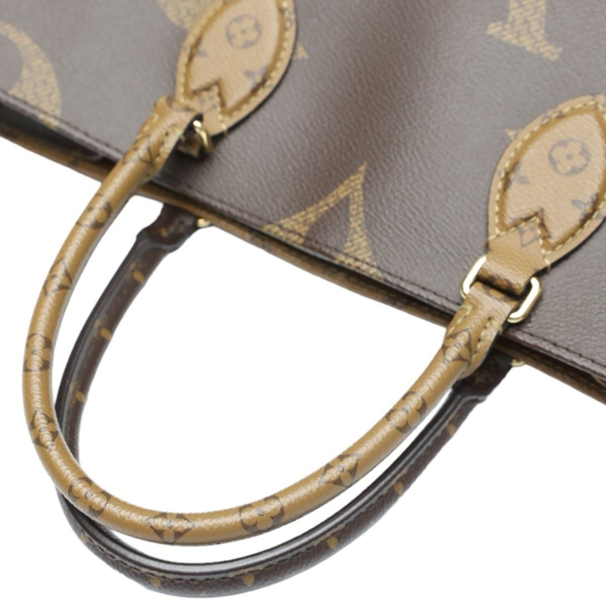 Louis Vuitton Louis Vuitton Bag Monogram On the Go MM Canvas M45321 Brown LV Size ONE SIZE - 9 Thumbnail
