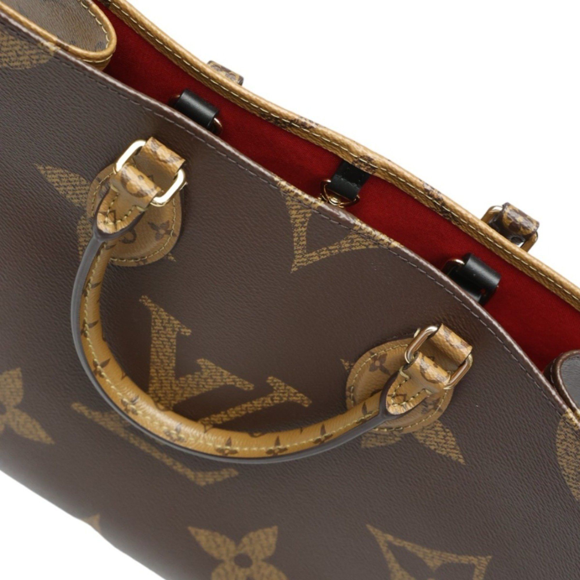 Louis Vuitton Louis Vuitton Bag Monogram On the Go MM Canvas M45321 Brown LV Size ONE SIZE - 15 Thumbnail