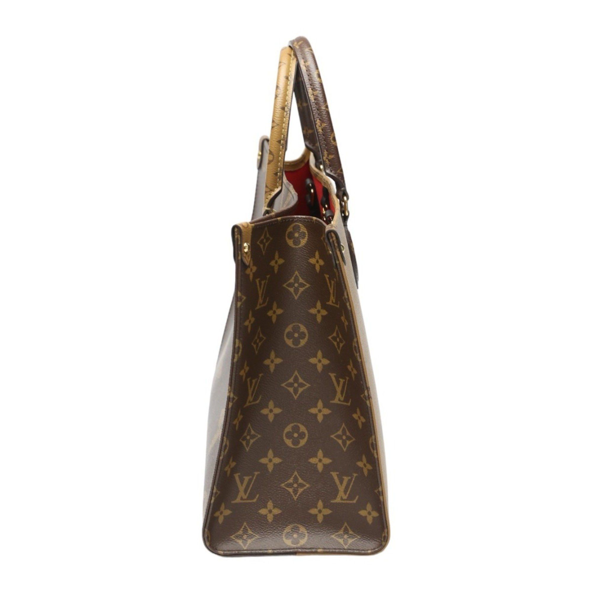 Louis Vuitton Louis Vuitton Bag Monogram On the Go MM Canvas M45321 Brown LV Size ONE SIZE - 4 Thumbnail