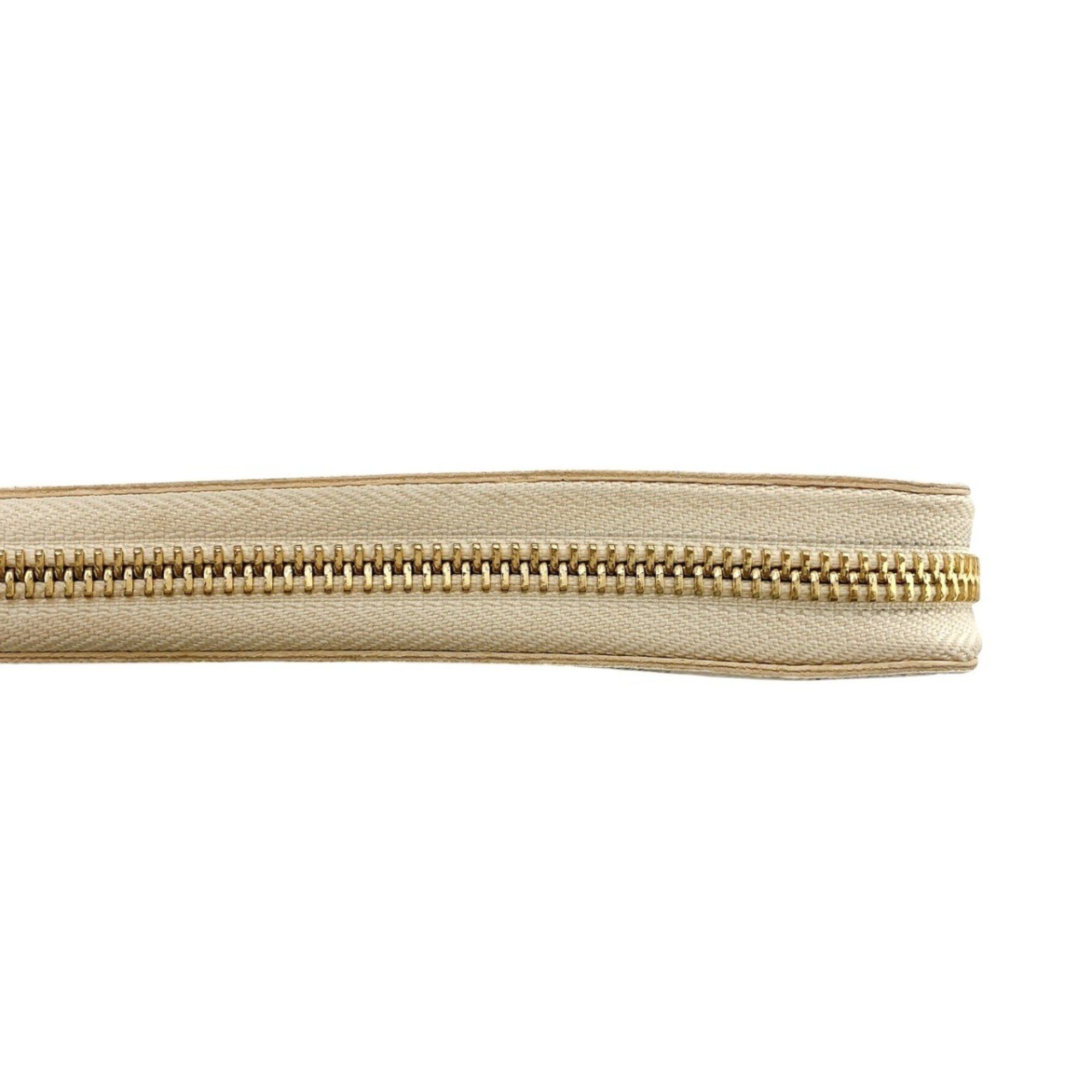 Louis Vuitton Louis Vuitton Long Wallet Round Azur Zippy Damier Canvas N60019 White LV Size ONE SIZE - 10 Thumbnail