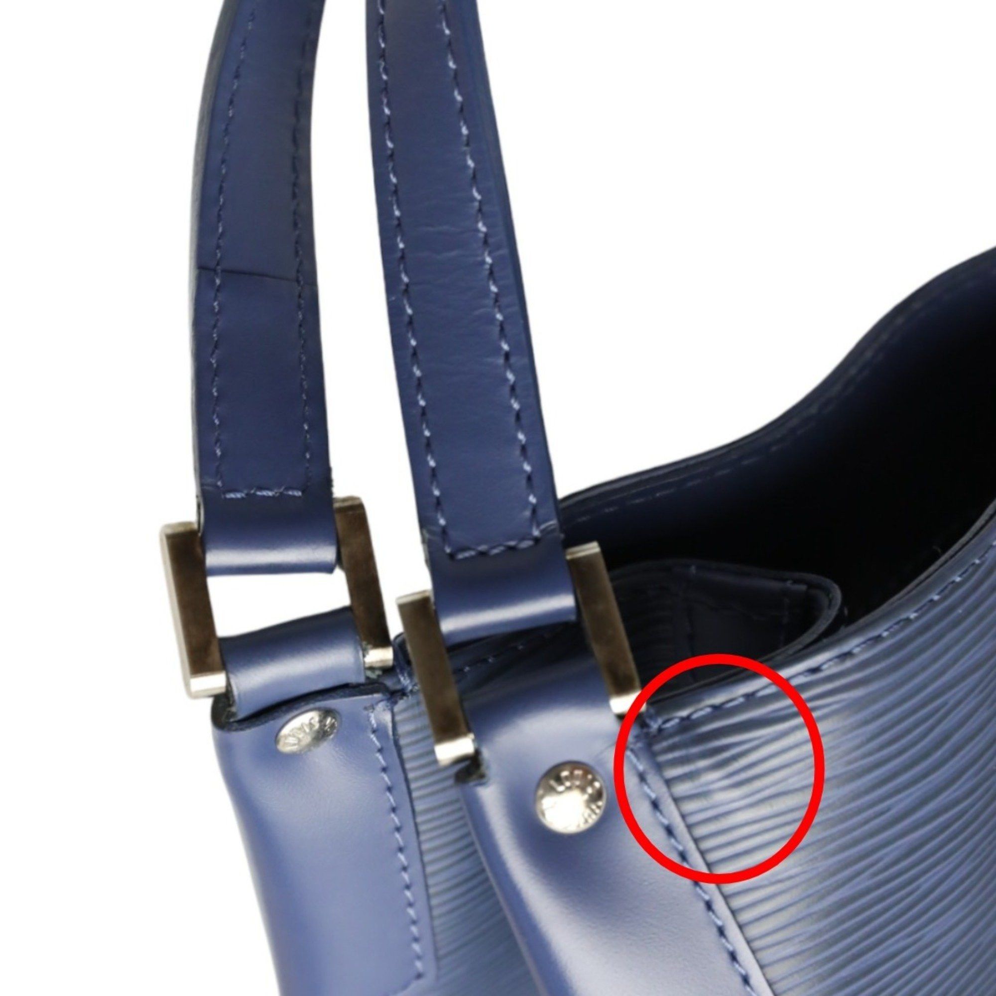 Louis Vuitton Louis Vuitton Shoulder Bag Epi Mandala PM Leather M5917G Blue LV Size ONE SIZE - 11 Thumbnail