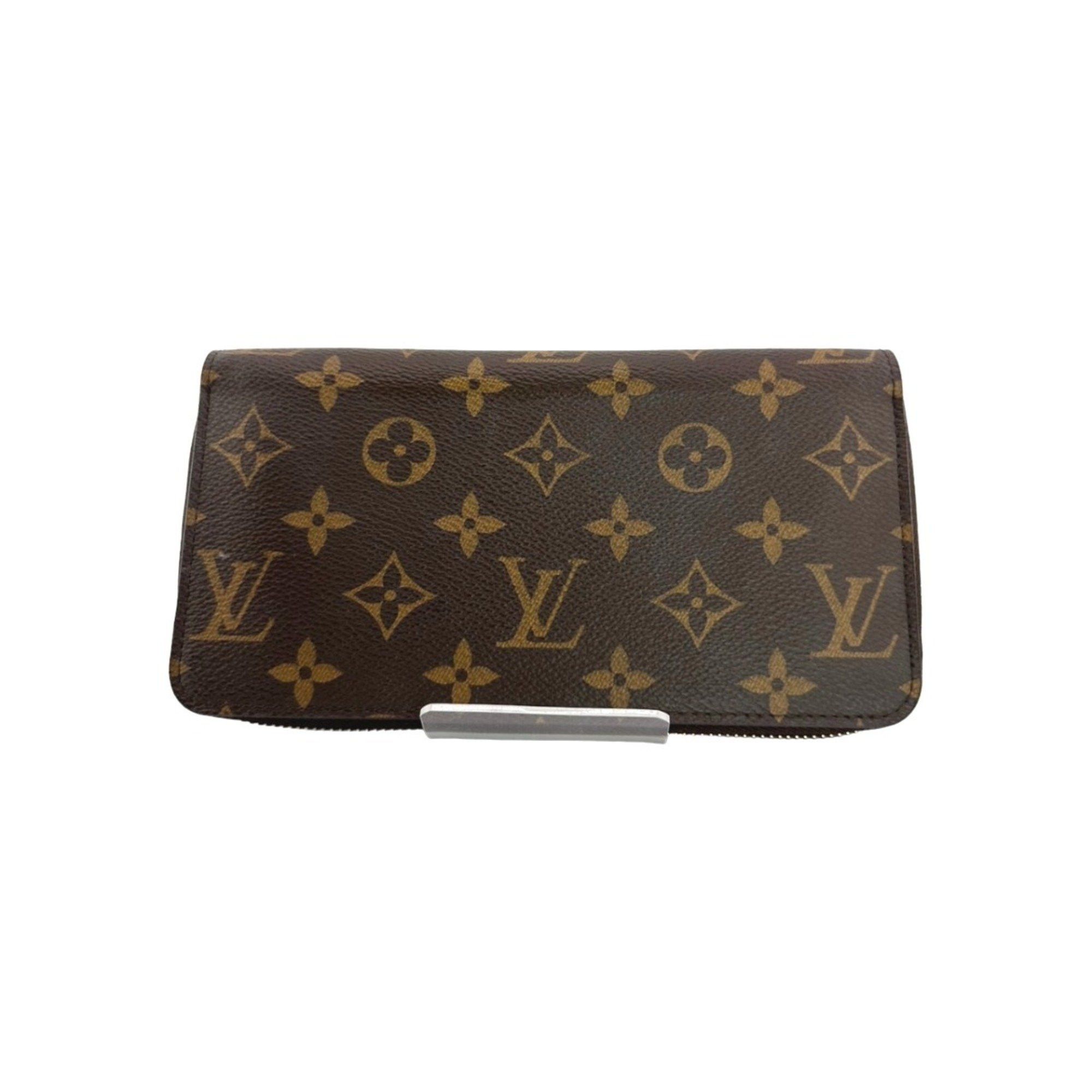 Louis Vuitton Louis Vuitton Long Wallet Round Monogram Fuchsia Canvas M41895 Brown LV Size ONE SIZE - 2 Thumbnail