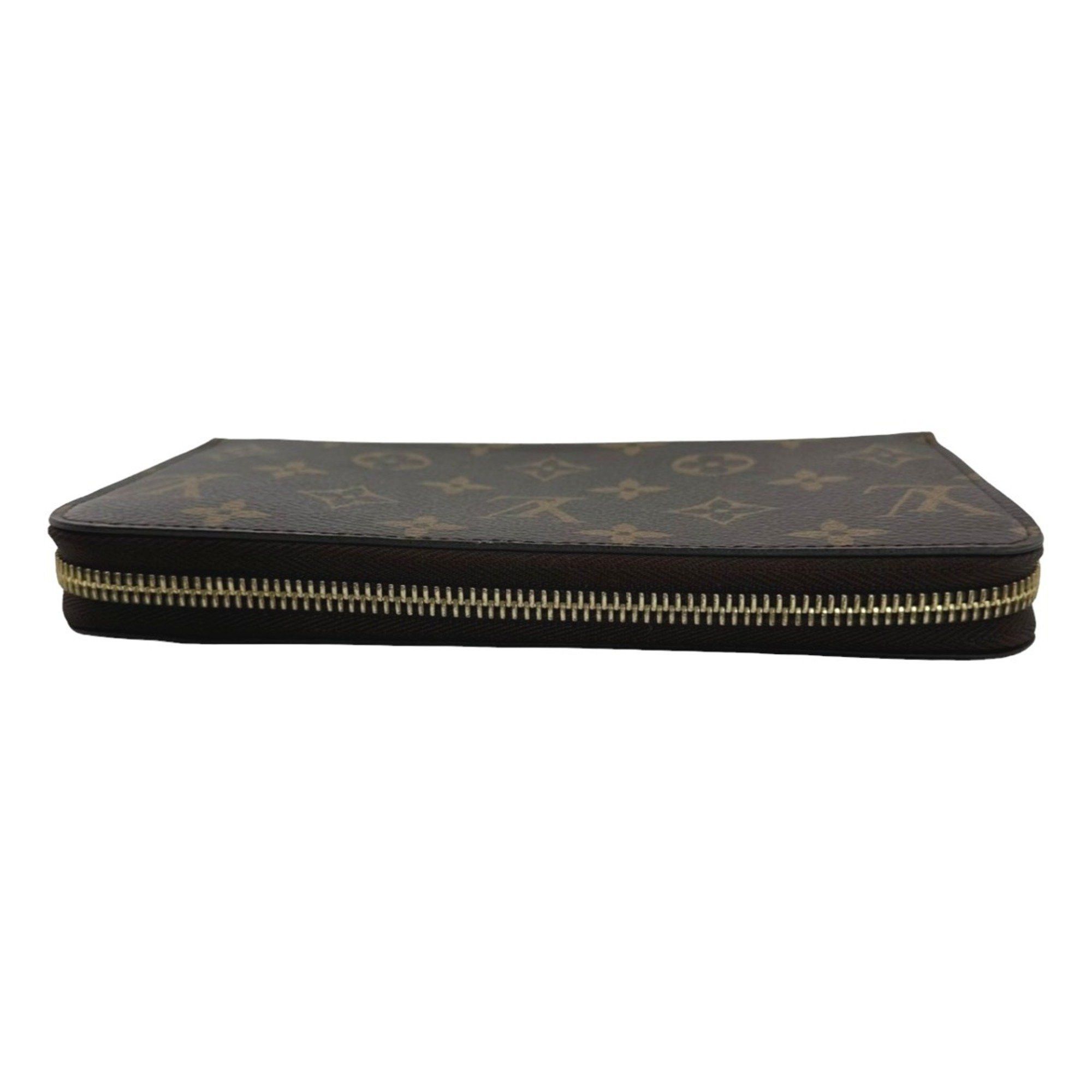 Louis Vuitton Louis Vuitton Long Wallet Round Monogram Fuchsia Canvas M41895 Brown LV Size ONE SIZE - 6 Thumbnail