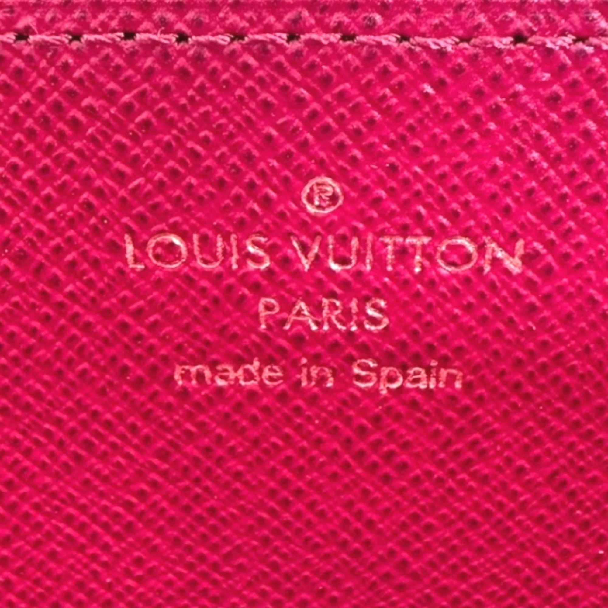 Louis Vuitton Louis Vuitton Long Wallet Round Monogram Fuchsia Canvas M41895 Brown LV Size ONE SIZE - 13 Thumbnail