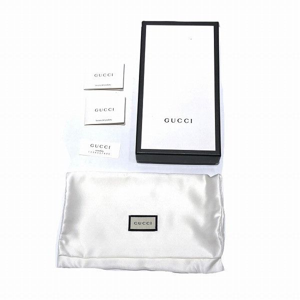 Gucci Gucci Gucci Interlocking G Leather Bifold Wallet Leather Long Wallet 449279 Size ONE SIZE - 6 Thumbnail