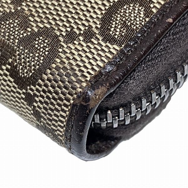 Gucci Gucci Gucci GG Canvas Leather Long Wallet 112724 Canvas Long Wallet 112724 Size ONE SIZE - 3 Thumbnail