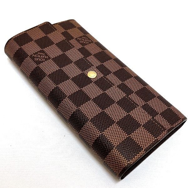 Louis Vuitton Louis Vuitton Louis Vuitton Damier Portefeuille Sarah Wallet N61734 Canvas Long Wallet N61734 Size ONE SIZE - 8 Thumbnail