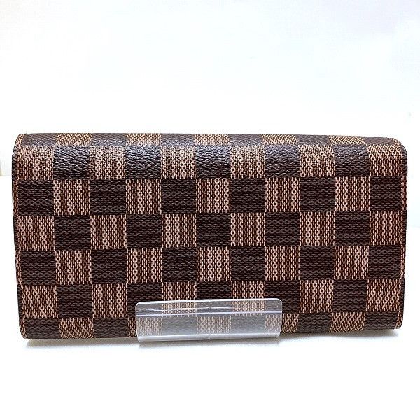 Louis Vuitton Louis Vuitton Louis Vuitton Damier Portefeuille Sarah Wallet N61734 Canvas Long Wallet N61734 Size ONE SIZE - 9 Thumbnail