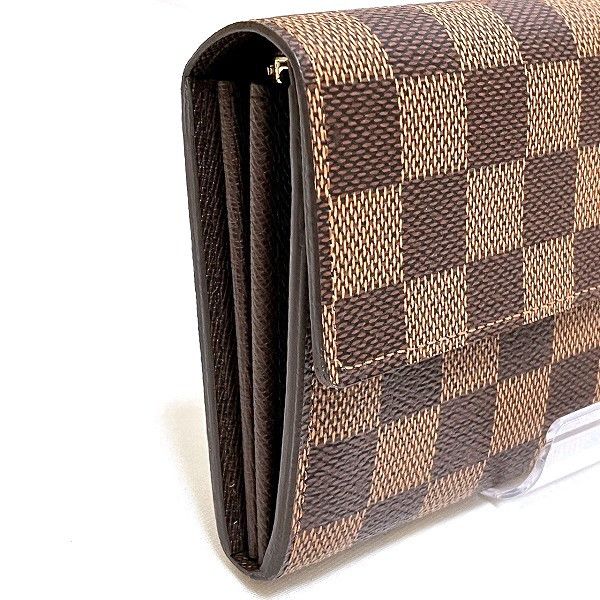 Louis Vuitton Louis Vuitton Louis Vuitton Damier Portefeuille Sarah Wallet N61734 Canvas Long Wallet N61734 Size ONE SIZE - 3 Thumbnail