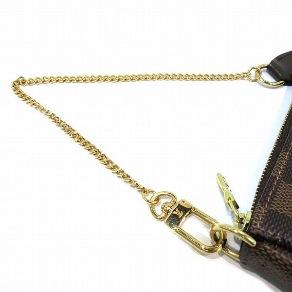 Louis Vuitton Louis Vuitton Louis Vuitton Mini Pochette Accessoires Clutch Canvas Clutch Bag N58009 Size ONE SIZE - 8 Thumbnail