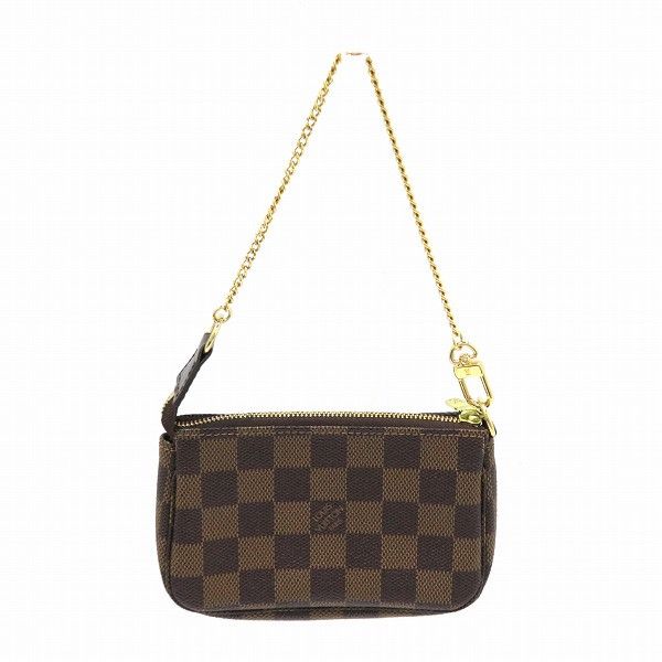Louis Vuitton Louis Vuitton Louis Vuitton Mini Pochette Accessoires Clutch Canvas Clutch Bag N58009 Size ONE SIZE - 2 Thumbnail