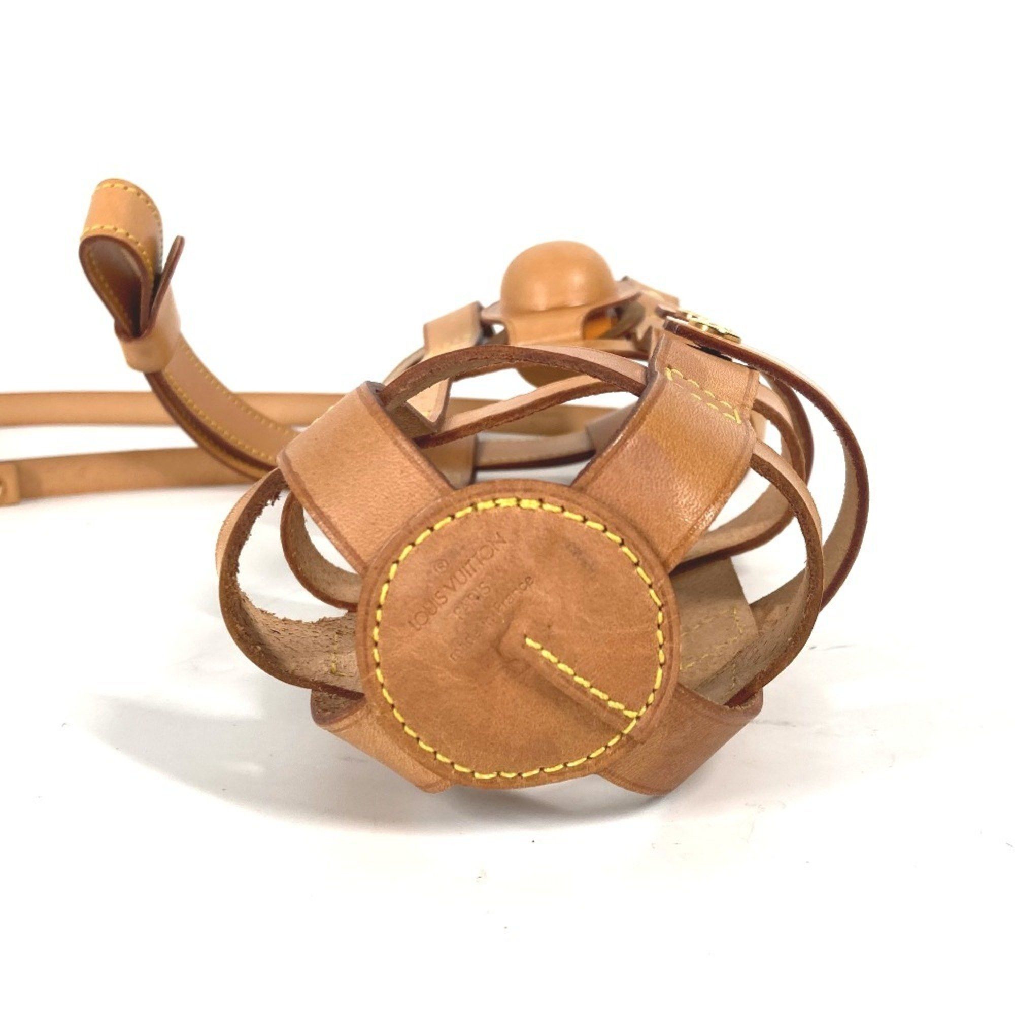 LOUIS VUITTON M99078 Veuve Clicquot collaboration petanque ball case shoulder bag bottle holder tanned leather ladies brown