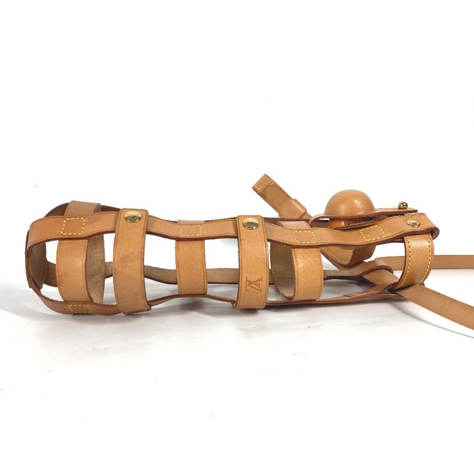 LOUIS VUITTON M99078 Veuve Clicquot collaboration petanque ball case shoulder bag bottle holder tanned leather ladies brown