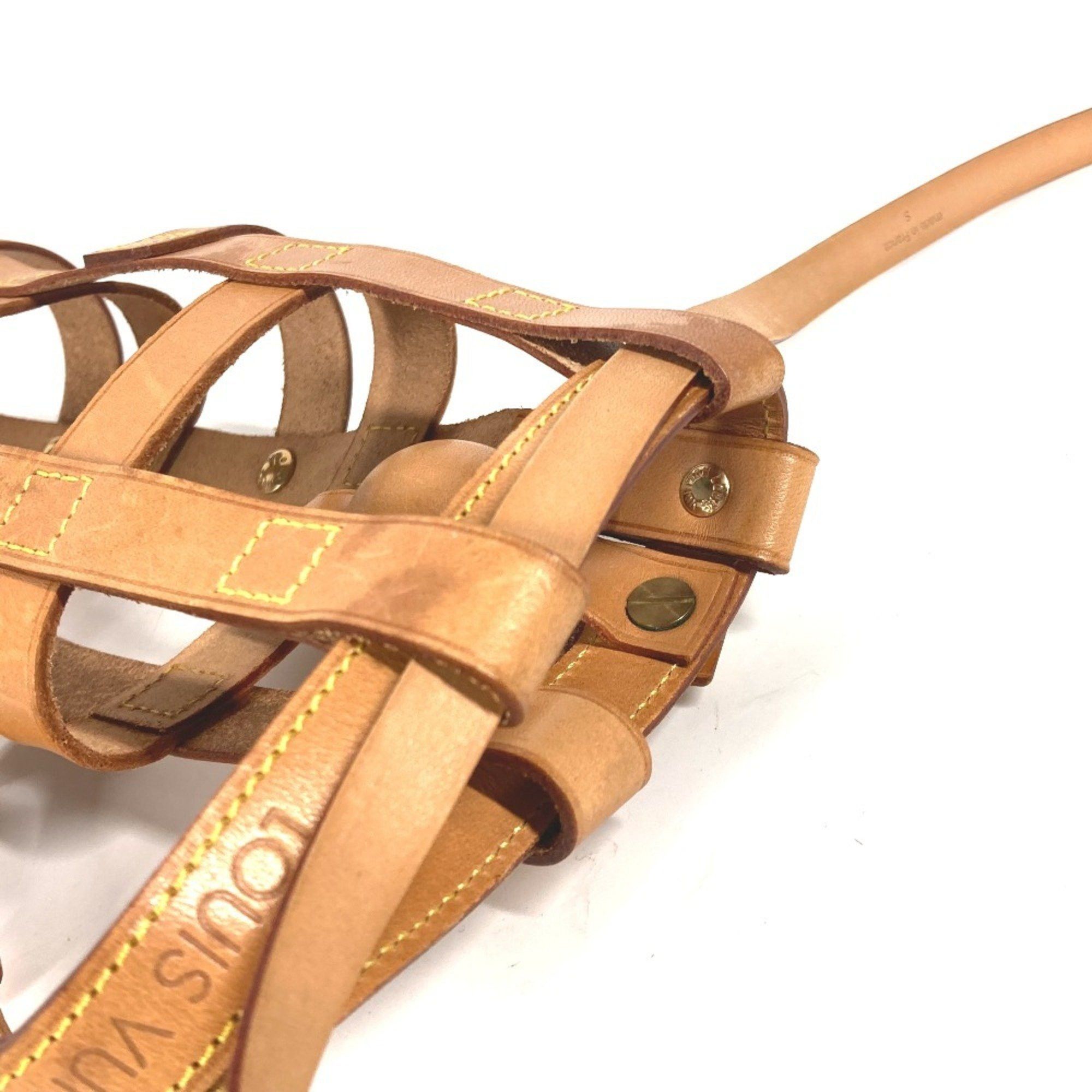 LOUIS VUITTON M99078 Veuve Clicquot collaboration petanque ball case shoulder bag bottle holder tanned leather ladies brown