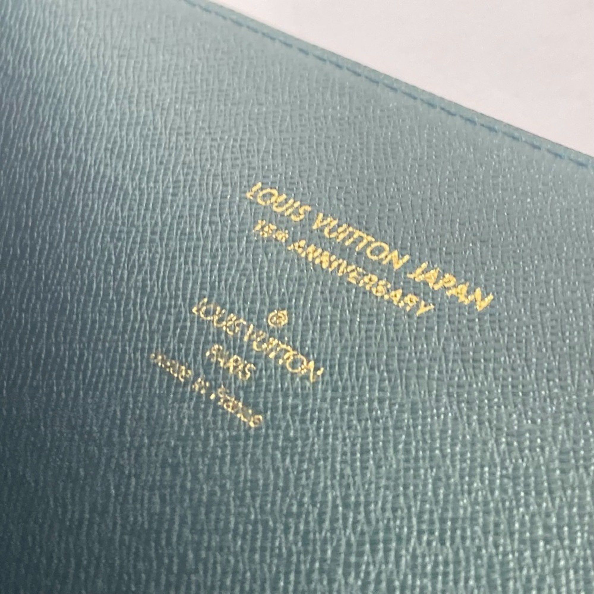 Louis Vuitton LOUIS VUITTON E34490 Taiga Case File Holder Document Louis Vuitton Japan 15th Anniversary Goods Leather Men's Episea Green Size ONE SIZE - 13 Thumbnail