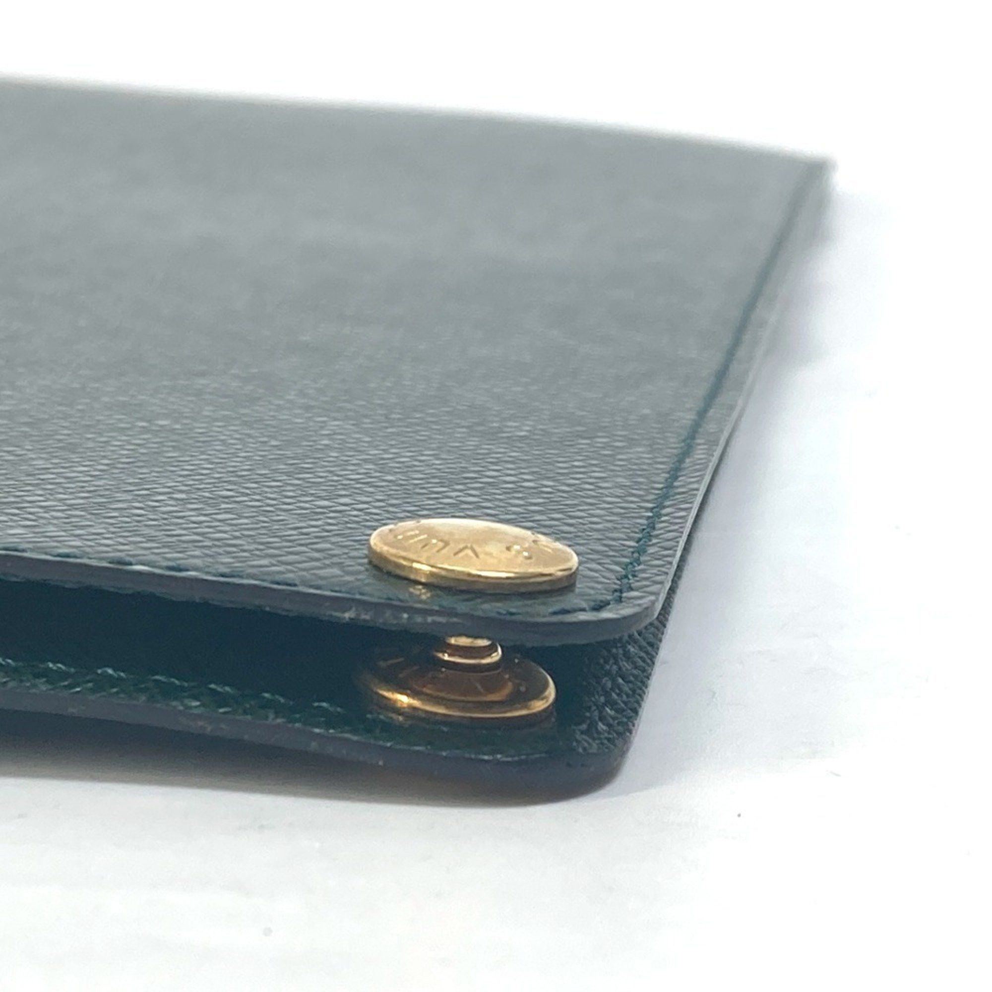Louis Vuitton LOUIS VUITTON E34490 Taiga Case File Holder Document Louis Vuitton Japan 15th Anniversary Goods Leather Men's Episea Green Size ONE SIZE - 5 Thumbnail