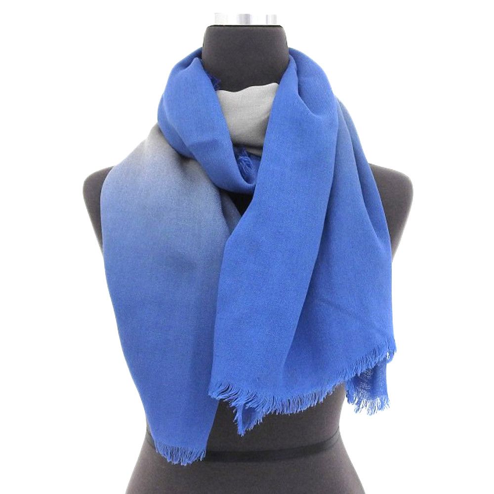 Bottega Veneta Bottega Veneta Bottega Veneta Gradient Scarf Blue Gray Scarf in Great Condition Size ONE SIZE - 2 Thumbnail