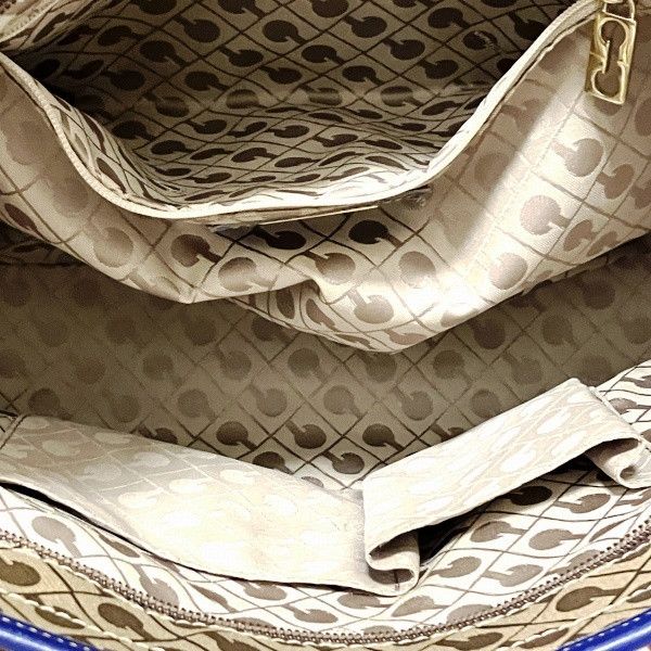 Other Other Gherardini PVC Leather Tote Bag with Logo Charm Canvas Tote Bag in Good Condition Size ONE SIZE - 6 Thumbnail