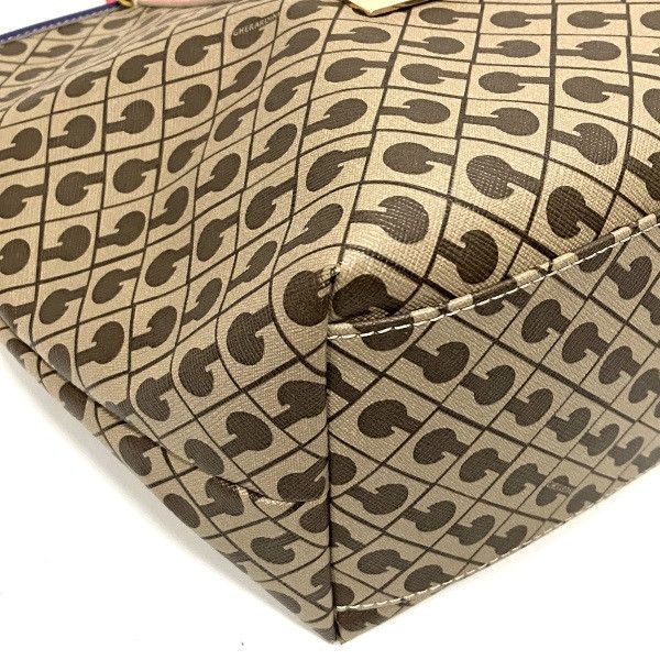 Other Other Gherardini PVC Leather Tote Bag with Logo Charm Canvas Tote Bag in Good Condition Size ONE SIZE - 4 Thumbnail