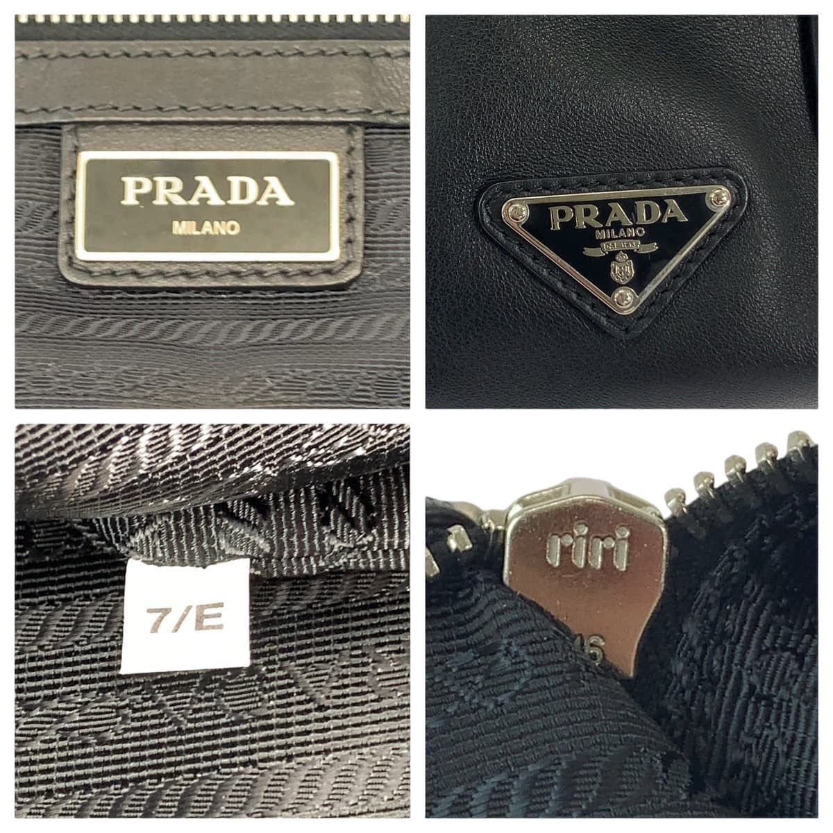 Prada Prada Prada Leather Briefcase Triangle Logo Plate Leather Business Bag VS0305 in Great Condition Size ONE SIZE - 4 Thumbnail
