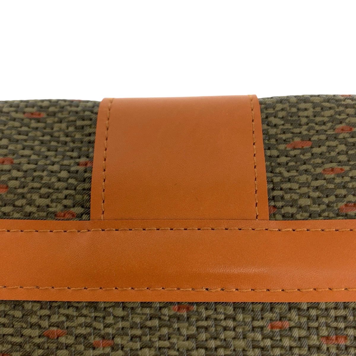 Yves Saint Laurent Yves Saint Laurent Yves Saint Laurent Vintage Canvas Leather Clutch Bag Canvas Clutch Bag in Great Condition Size ONE SIZE - 6 Thumbnail