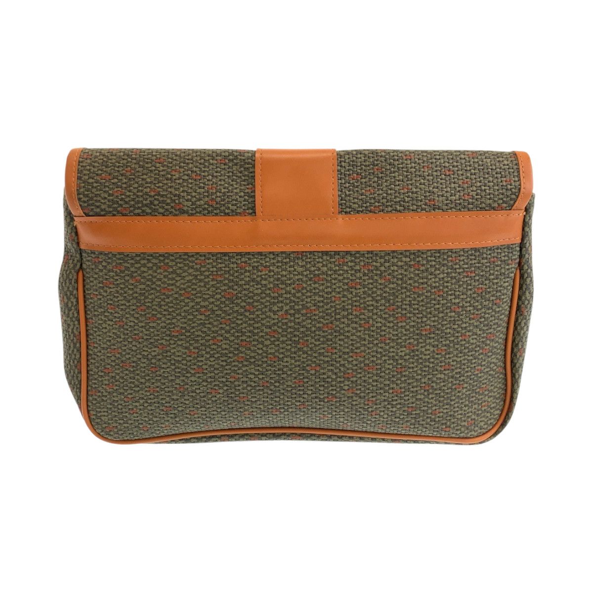Yves Saint Laurent Yves Saint Laurent Yves Saint Laurent Vintage Canvas Leather Clutch Bag Canvas Clutch Bag in Great Condition Size ONE SIZE - 2 Thumbnail