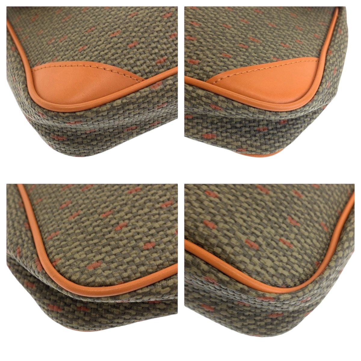 Yves Saint Laurent Yves Saint Laurent Yves Saint Laurent Vintage Canvas Leather Clutch Bag Canvas Clutch Bag in Great Condition Size ONE SIZE - 3 Thumbnail