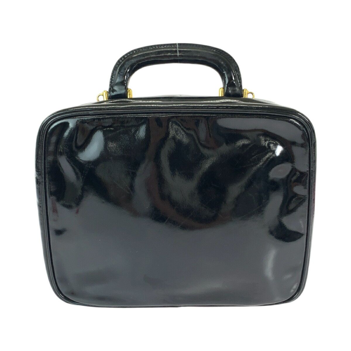 Chanel Chanel Chanel Patent Leather Coco Mark Shoulder Handbag Leather Handbag in Very Good Condition Size ONE SIZE - 2 Thumbnail
