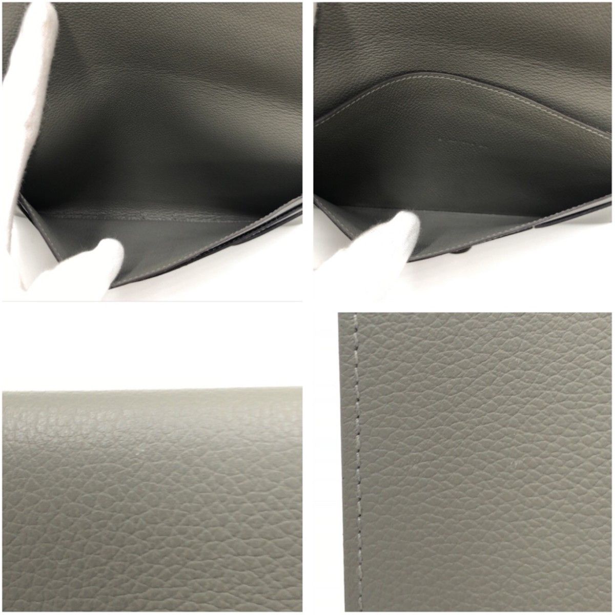 Hermes Hermes Hermes R.M.S Tutankhamun Leather Long Wallet Leather Long Wallet in Excellent Condition Size ONE SIZE - 5 Thumbnail