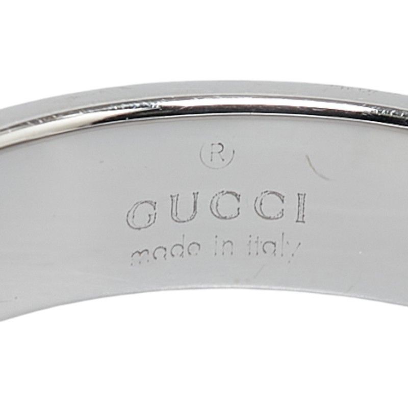 Gucci Gucci Gucci GG Icon White Gold 750 Ring Metal Ring in Great Condition Size ONE SIZE - 5 Thumbnail