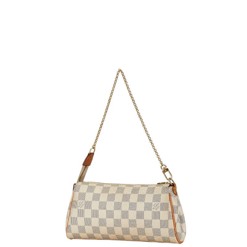 Louis Vuitton Louis Vuitton Louis Vuitton Damier Azur Eva Chain Shoulder Bag Canvas Shoulder Bag N55214 in Good Condition Size ONE SIZE - 2 Thumbnail