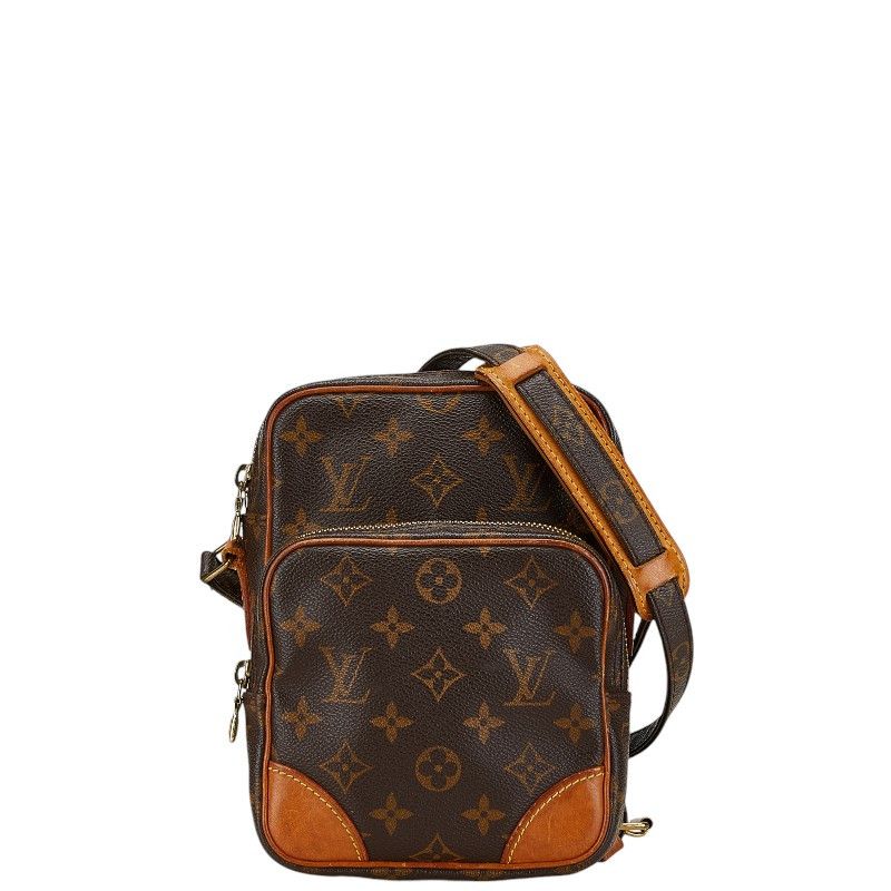 Louis Vuitton Louis Vuitton Louis Vuitton Monogram Amazon Shoulder Bag Brown Canvas Crossbody Bag M45236 in Good Condition Size ONE SIZE - 2 Thumbnail