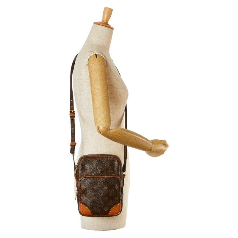 Louis Vuitton Louis Vuitton Louis Vuitton Monogram Amazon Shoulder Bag Brown Canvas Crossbody Bag M45236 in Good Condition Size ONE SIZE - 9 Thumbnail