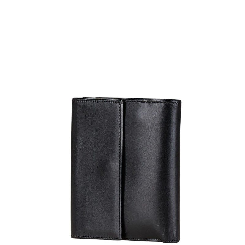 Salvatore Ferragamo Salvatore Ferragamo Salvatore Ferragamo Gancini Leather Compact Wallet Leather Short Wallet 221203 in Very Good Condition Size ONE SIZE - 2 Thumbnail
