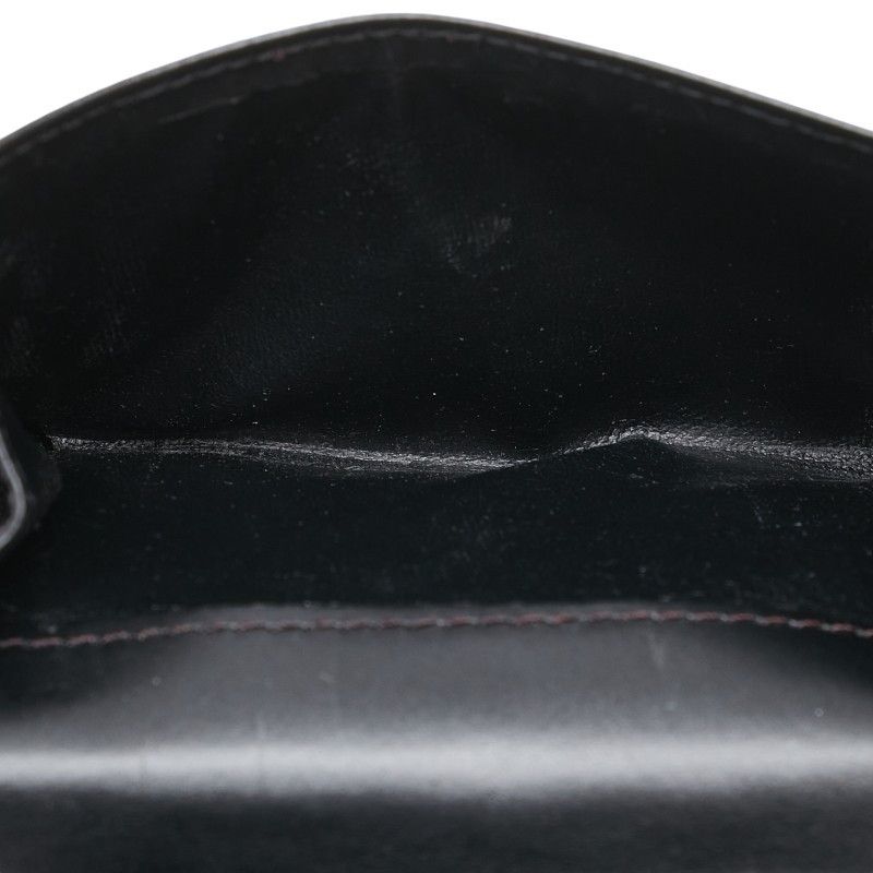 Salvatore Ferragamo Salvatore Ferragamo Salvatore Ferragamo Gancini Leather Compact Wallet Leather Short Wallet 221203 in Very Good Condition Size ONE SIZE - 7 Thumbnail
