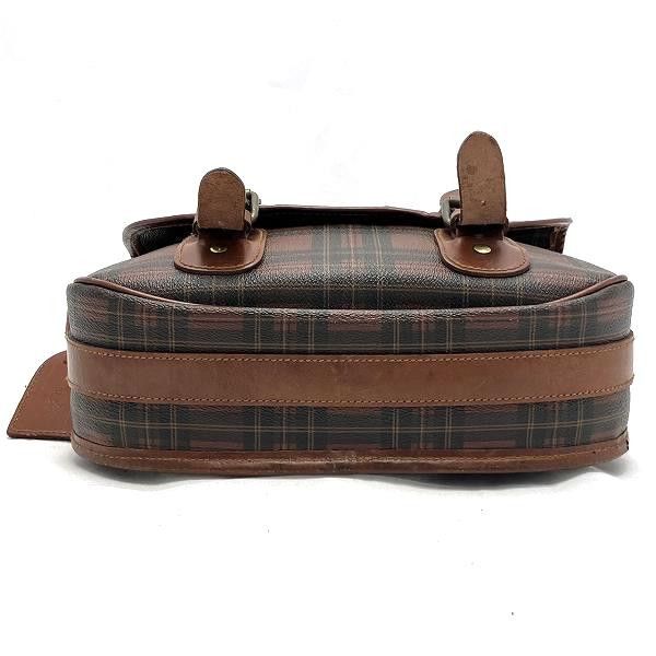 Other Other Ralph Lauren Checkered Crossbody Bag Leather Crossbody Bag in Good Condition Size ONE SIZE - 3 Thumbnail
