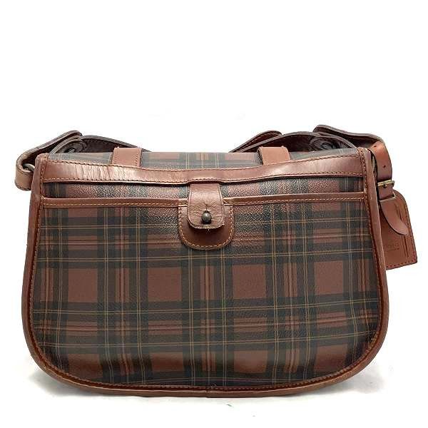 Other Other Ralph Lauren Checkered Crossbody Bag Leather Crossbody Bag in Good Condition Size ONE SIZE - 2 Thumbnail