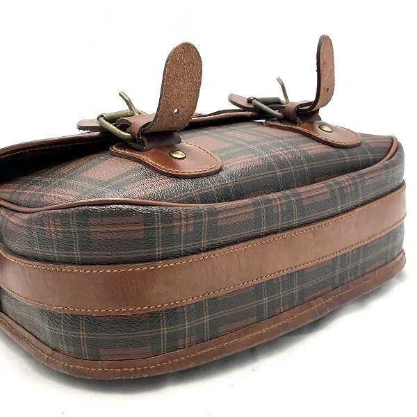 Other Other Ralph Lauren Checkered Crossbody Bag Leather Crossbody Bag in Good Condition Size ONE SIZE - 8 Thumbnail