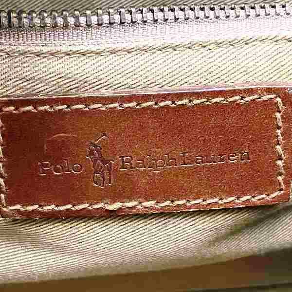 Other Other Ralph Lauren Checkered Crossbody Bag Leather Crossbody Bag in Good Condition Size ONE SIZE - 5 Thumbnail
