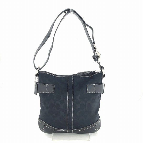 Coach Coach Coach Signature Leather Crossbody Bag F03574 Canvas Crossbody Bag F03574 in Great Condition Size ONE SIZE - 2 Thumbnail