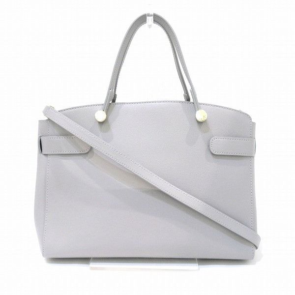 Furla Furla Furla Stella Gray Leather Handbag Leather Handbag in Great Condition Size ONE SIZE - 2 Thumbnail