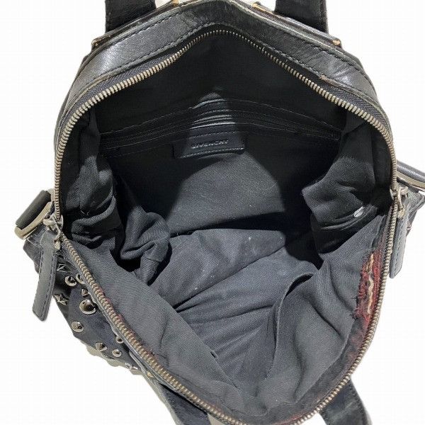 Givenchy Givenchy Givenchy Nightingale Star Studs Handbag Canvas Handbag SI0190 in Fair Condition Size ONE SIZE - 6 Thumbnail