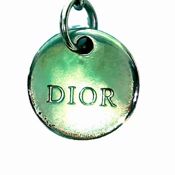 Dior Dior Dior Logo Rhinestone Necklace Metal Necklace in Fair Condition Size ONE SIZE - 5 Thumbnail