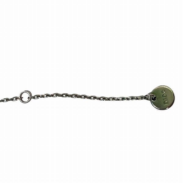 Dior Dior Dior Logo Rhinestone Necklace Metal Necklace in Fair Condition Size ONE SIZE - 9 Thumbnail