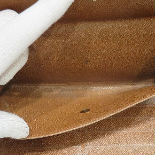 Louis Vuitton Louis Vuitton Louis Vuitton Monogram Wallet M61217 Canvas Long Wallet M61217 in Fair Condition Size ONE SIZE - 5 Thumbnail