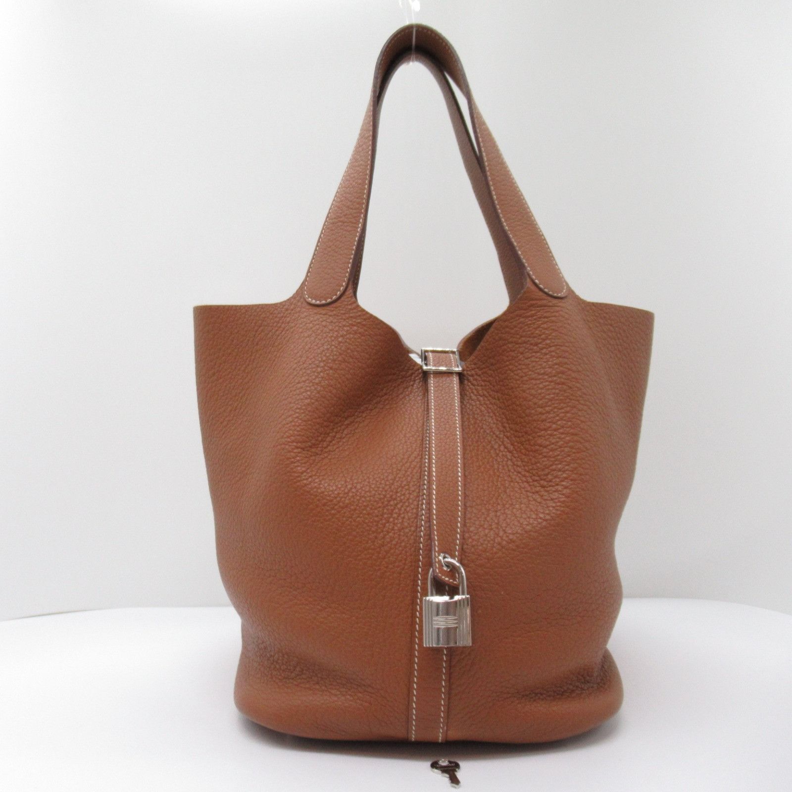Hermes Hermes Picotin Lock PM Handbag Leather Handbag in Great Condition Size ONE SIZE - 6 Thumbnail