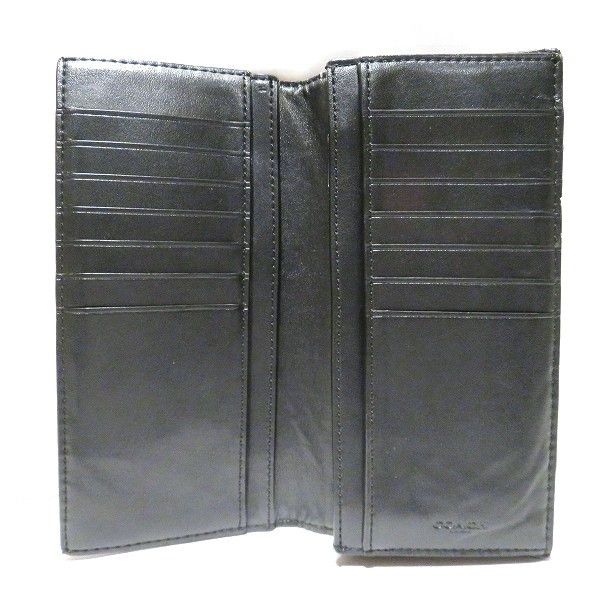 Coach Coach Coach Signature Long Wallet F75013 Canvas Long Wallet F75013 in Good Condition Size ONE SIZE - 2 Thumbnail