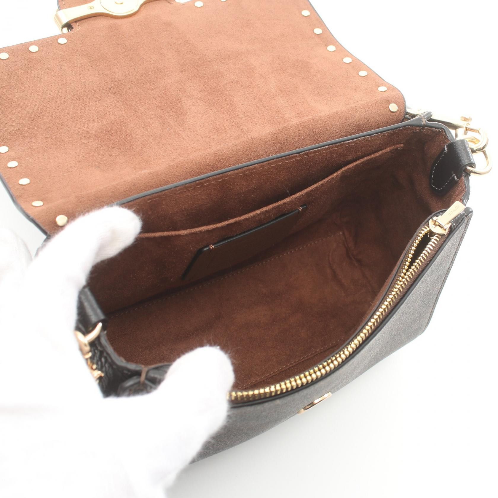 Coach Coach Morgan Top Handle Bag Leather Handbag CF322 in Great Condition Size ONE SIZE - 3 Thumbnail